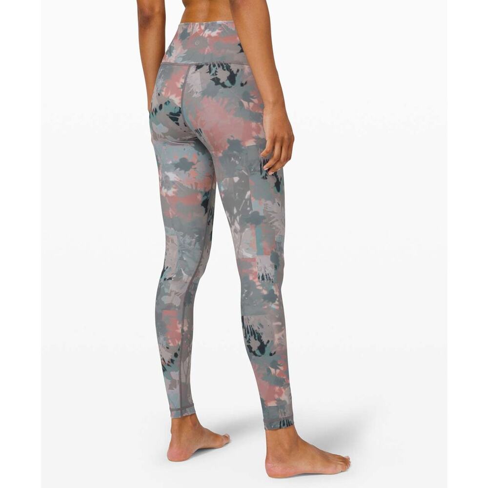 Lululemon Wunder Under High-Rise Tight Leggings 28" Untamed Nature Multi Gray 6 - Picture 2 of 12